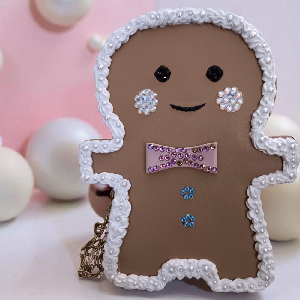 Slayerrr's Customs Brown Gingerbread Man Crossbody Bag